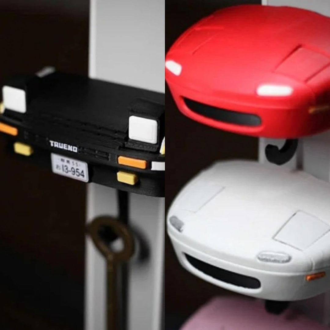 BowLift | Wall-Mounted Key Holder | Classic Car Design | Plastic | 21×10 cm | With Lighting