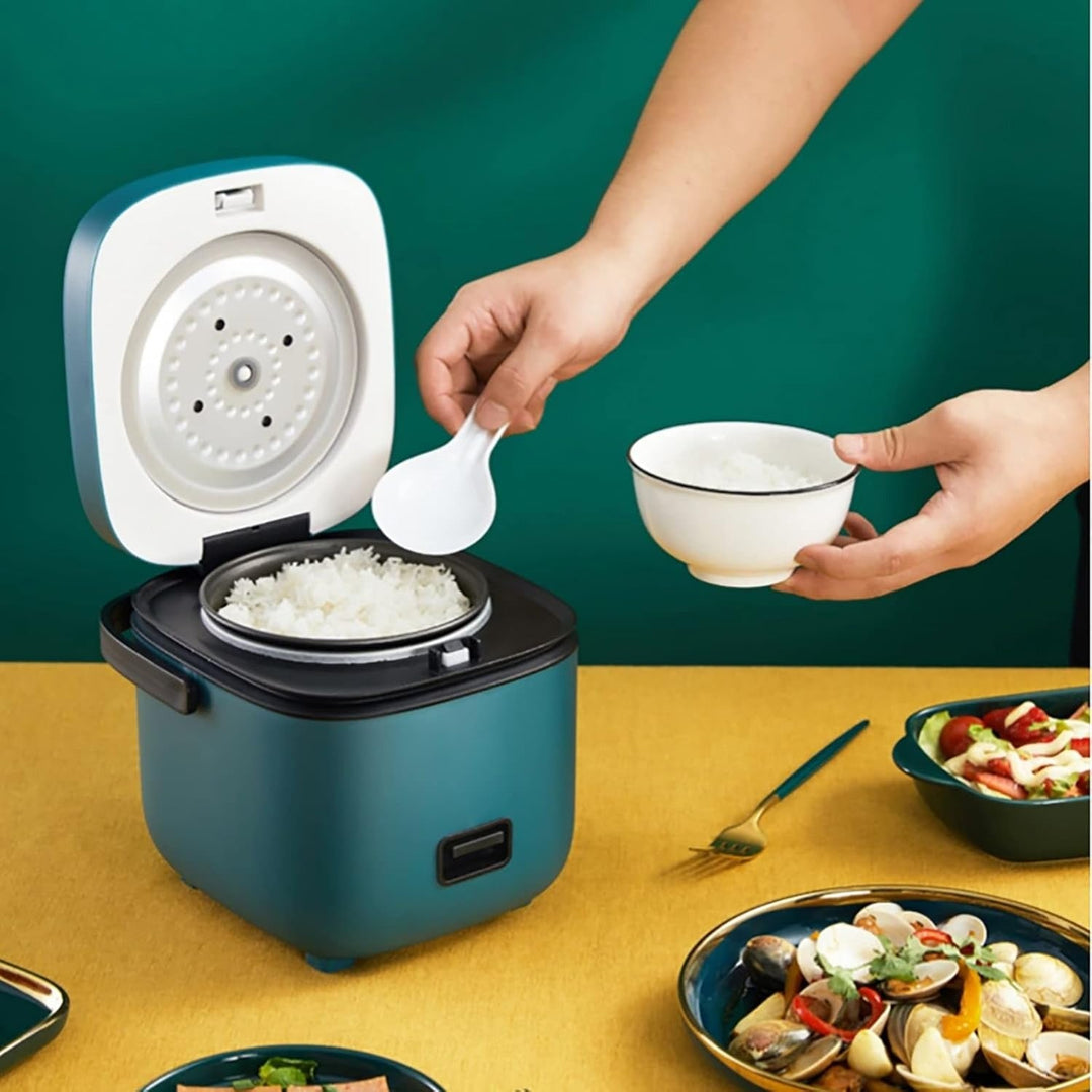 MiniChef 1.2L Rice Cooker – Compact Multicooker with Steaming Function and One-Button Control | Bowlift
