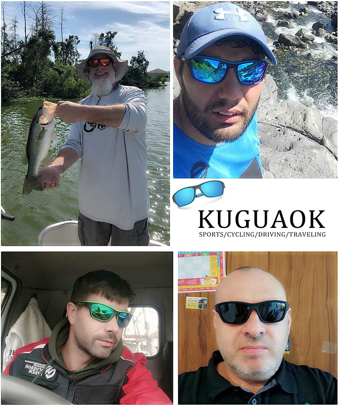BowLift | Outdoor Sports Sunglasses with Anti-Glare, Polarized Lenses