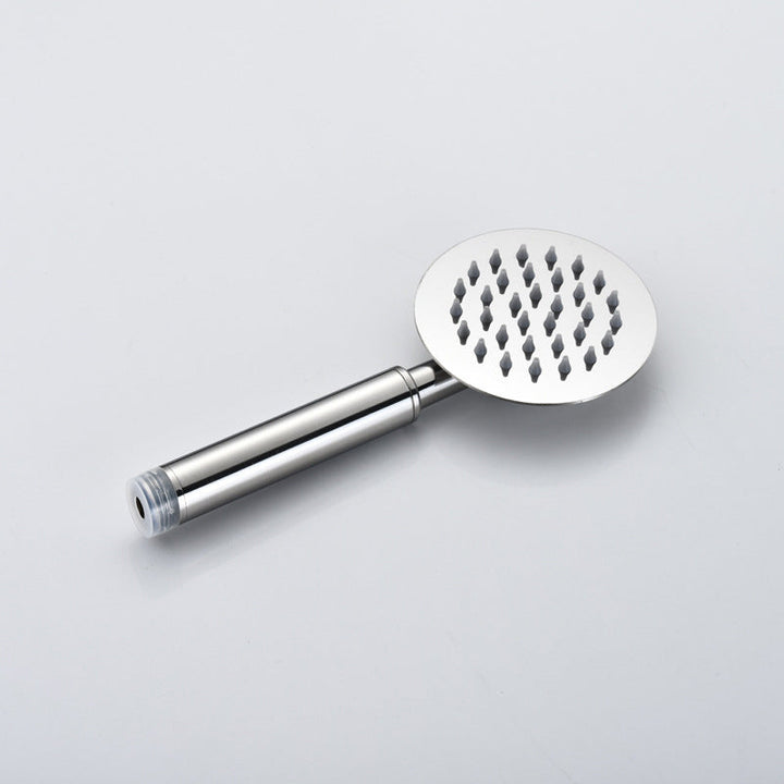BowLift | Home Round Dual Shower Heads Modern Style Wall Mounted Metal Dual Shower