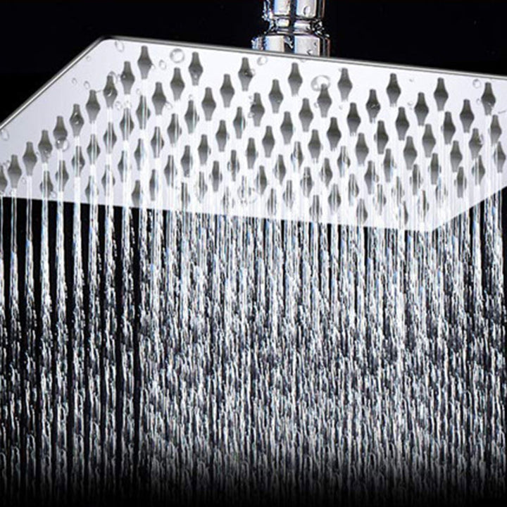 BowLift | Square Dual Shower Head Traditional Wall Mounted Metal Dual Shower Head