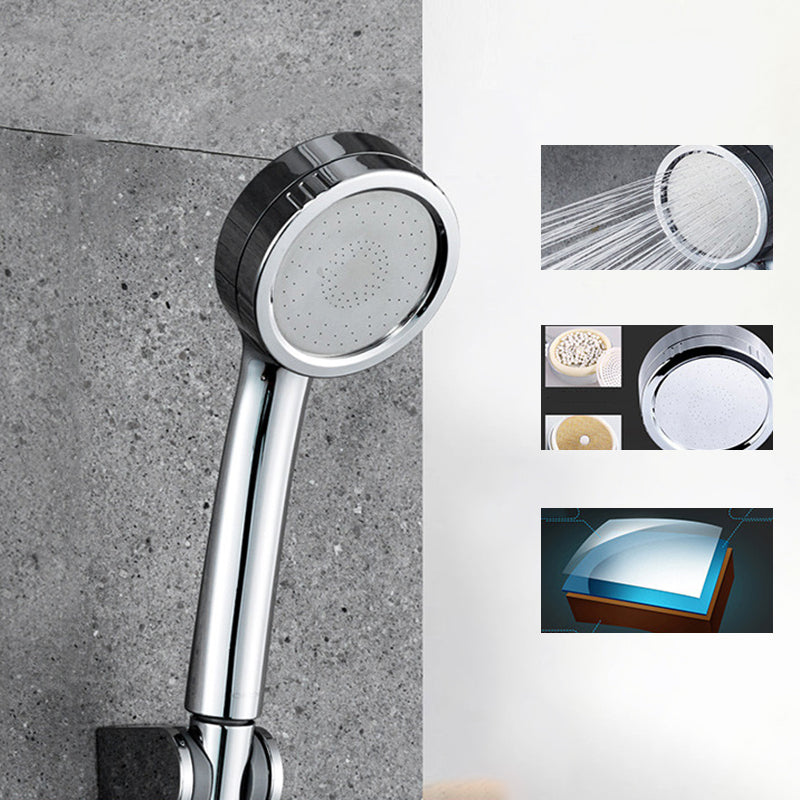 BowLift | Modern Style Round Handheld Shower Bathroom Metal Wall-Mounted Hand Shower