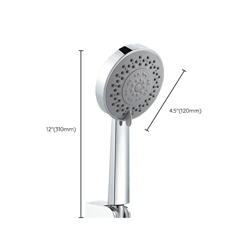 BowLift | Modern Style Round Handheld Shower Bathroom Metal Wall-Mounted Hand Shower