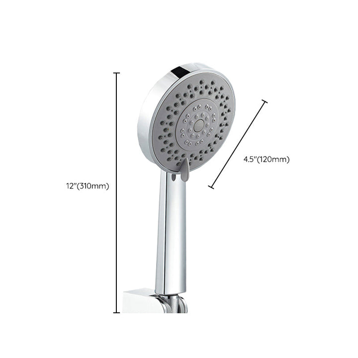 BowLift | Modern Style Round Handheld Shower Bathroom Metal Wall-Mounted Hand Shower