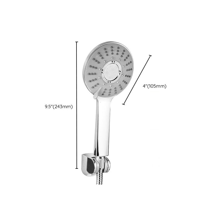 BowLift | Modern Style Round Handheld Shower Bathroom Metal Wall-Mounted Hand Shower