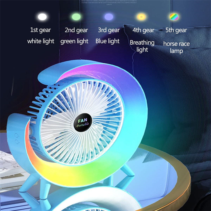 USB-Charging Night Light Mini Fan | Bowlift