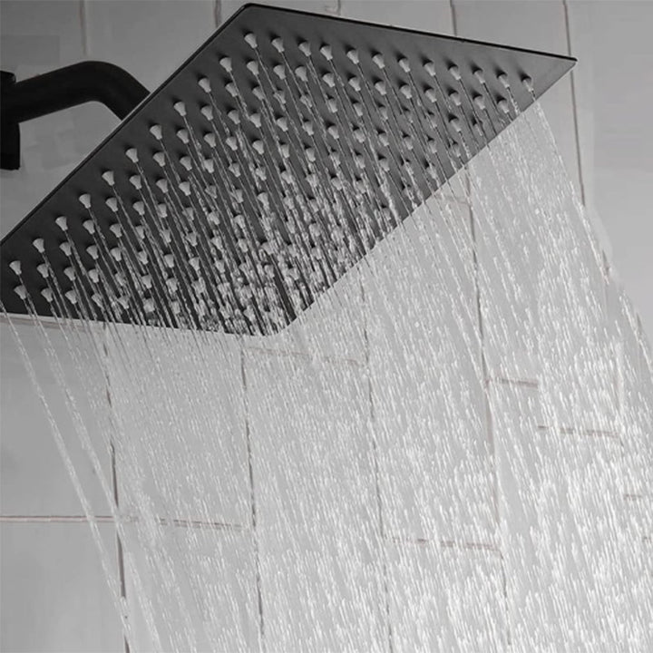 BowLift | Traditional Square Dual Shower Heads Metal Wall Mounted Dual Shower Heads