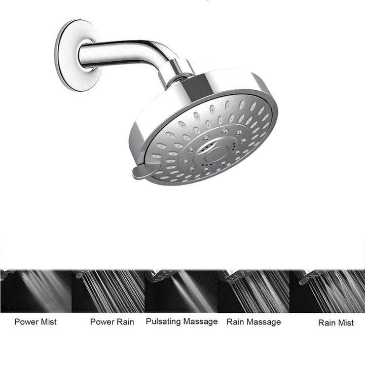 BowLift | Wall-mounted Metal Shower Head Modern Round Shower Head Fixed Shower Head