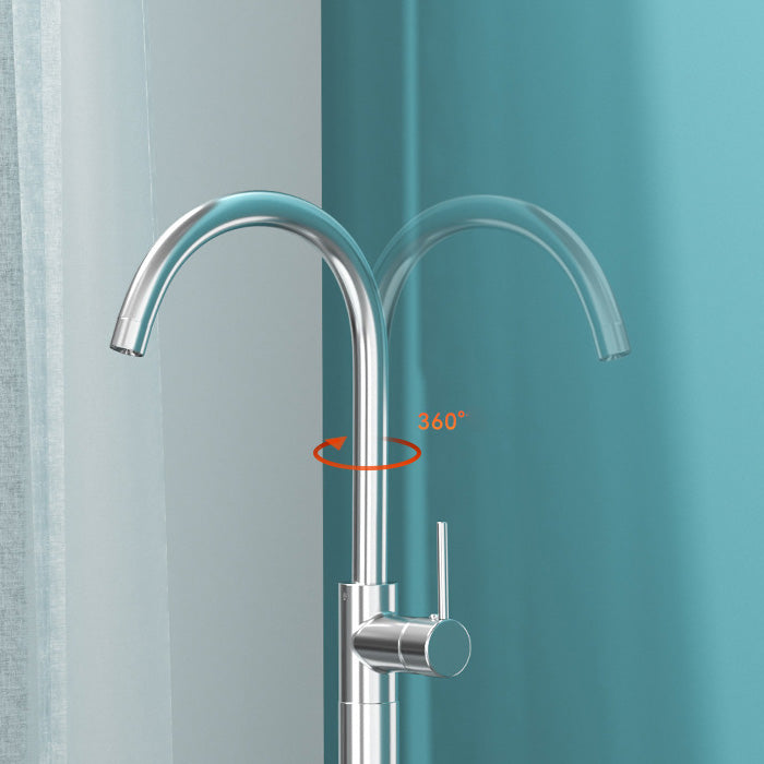 BowLift | Modern Freestanding Bathtub Faucet Copper Floor Mounted Freestanding Bathtub Faucet