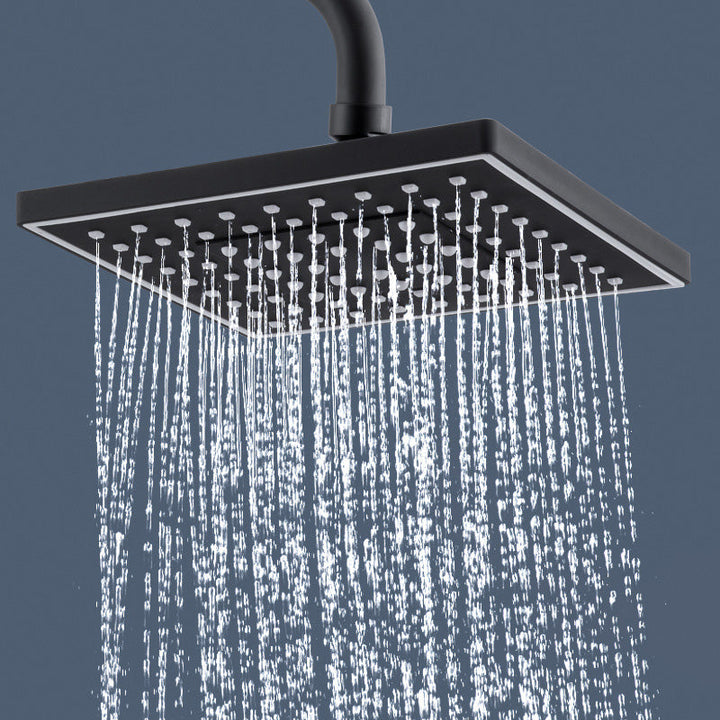 BowLift | Contemporary Style Shower Head Plastic Fixed Shower Head in Round and Square Shape