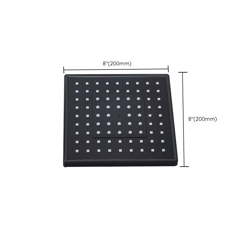 BowLift | Contemporary Style Shower Head Plastic Fixed Shower Head in Round and Square Shape