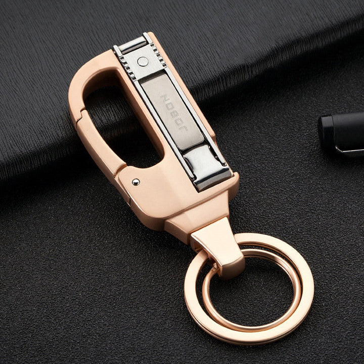 BowLift | 2-in-1 Useful & Durable Keychain with Built-in Nail Clipper