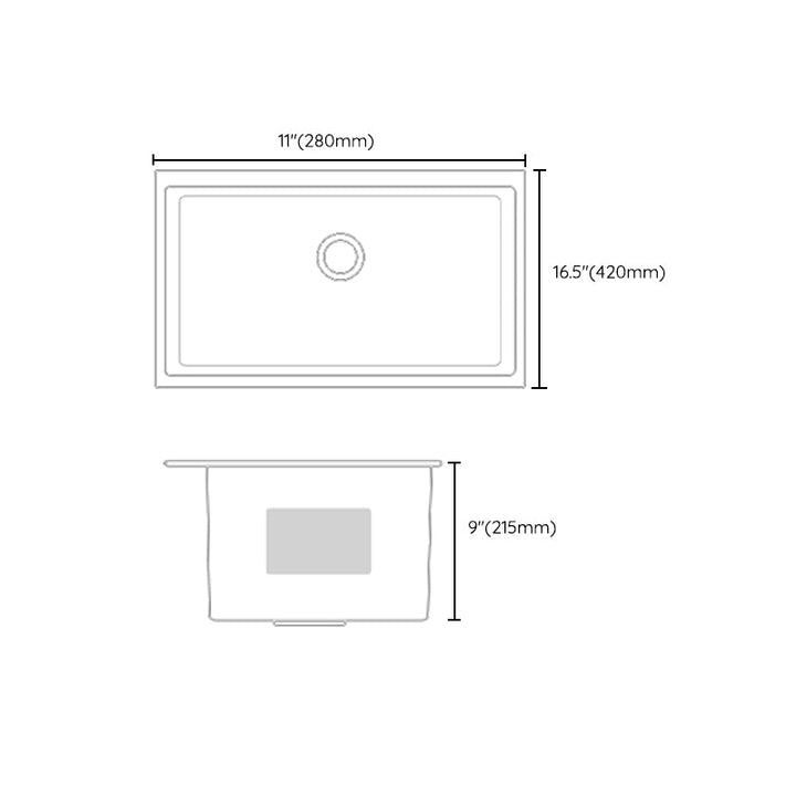 BowLift | Contemporary Sink Set Stainless Steel Friction Resistant Sink Set for the Kitchen