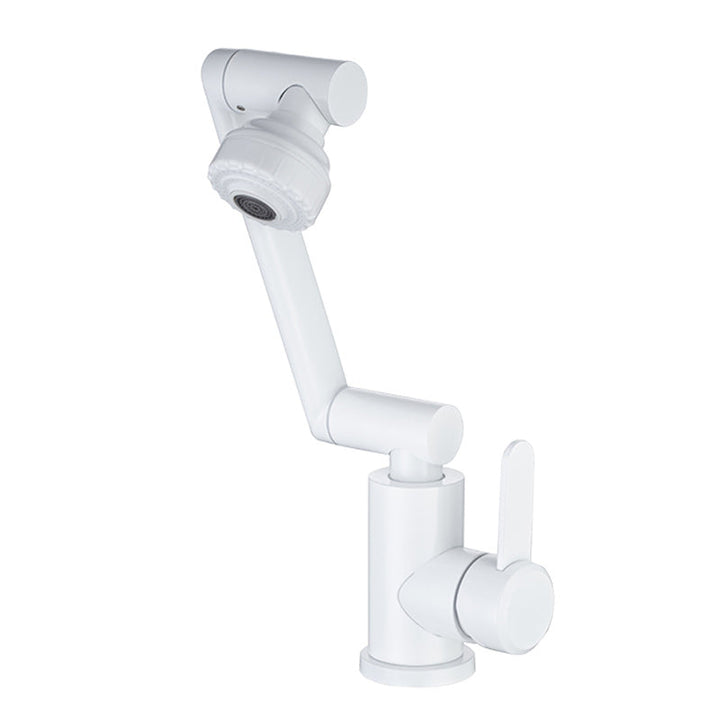 BowLift | Swivel Spout Bathroom Faucet Single Hole Basin Faucet with Lever Handle