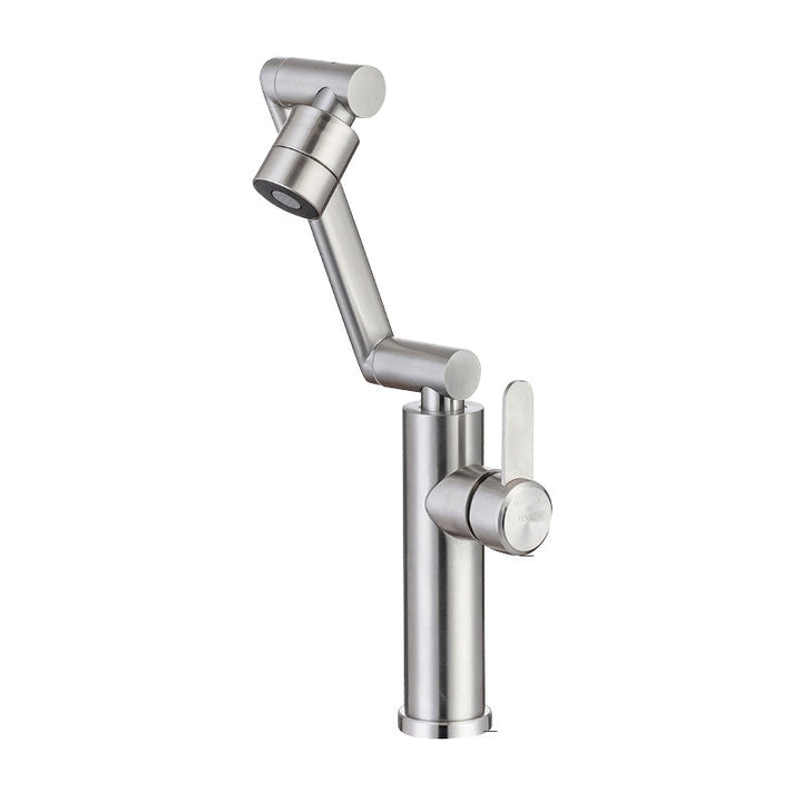 BowLift | Swivel Spout Bathroom Faucet Single Hole Basin Faucet with Lever Handle