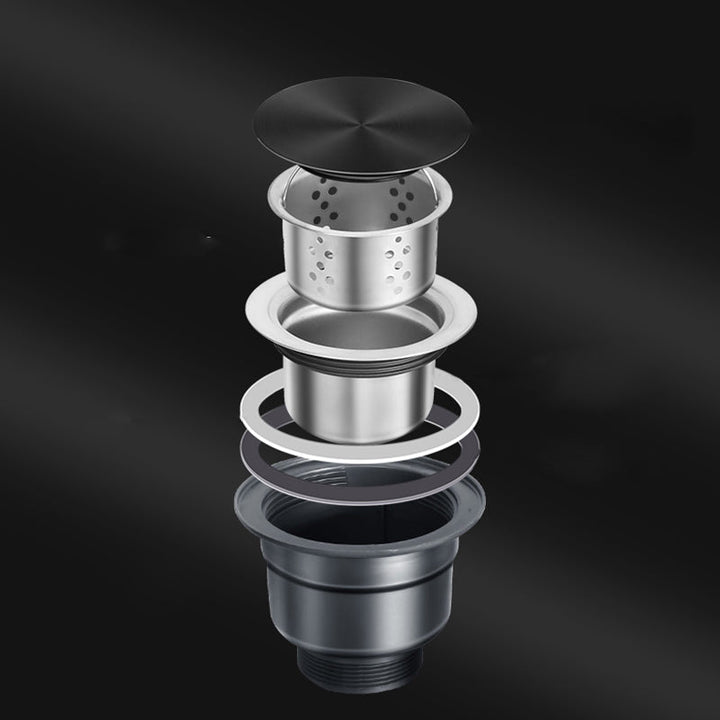 BowLift | Classic Round Wash Basin Stainless Steel Built-in Basin Non-slip Round Basin for the Kitchen