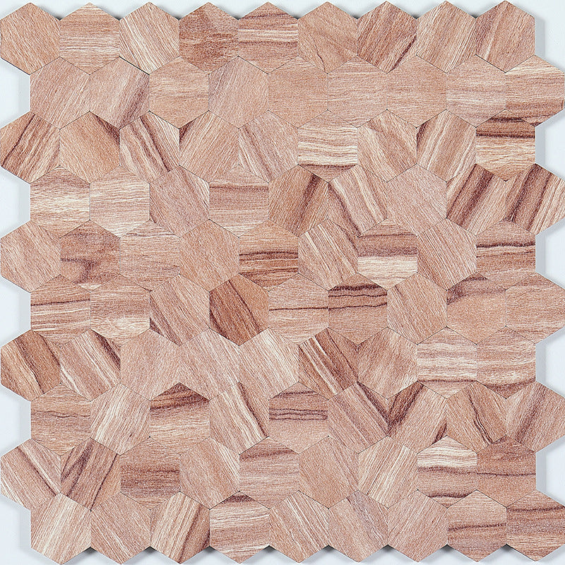 BowLift | Hexagonal Mosaic Tiles Metal Peel and Stick Tiles for Kitchen and Bathroom, 11.8" x 11.8"