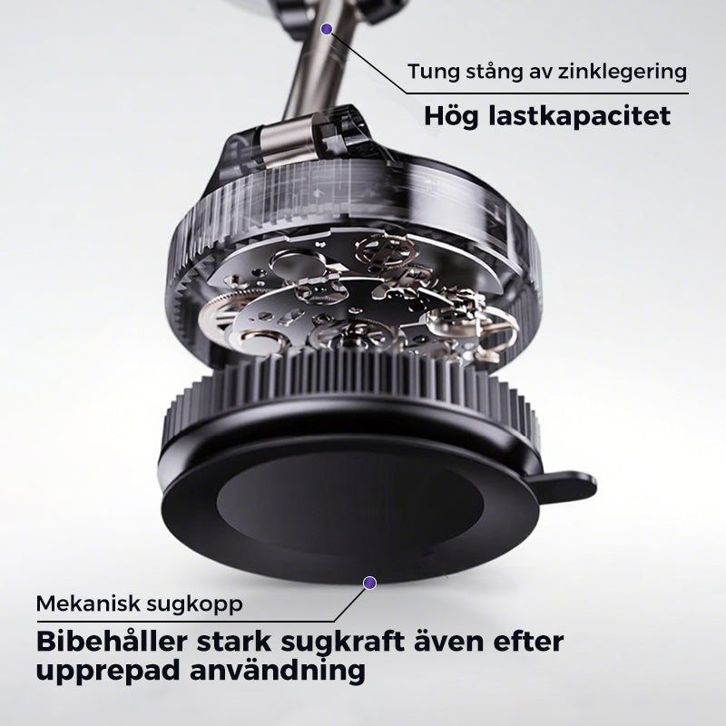 LumaTrust Magnetic Car Phone Holder with Vacuum Suction Power | Bowlift