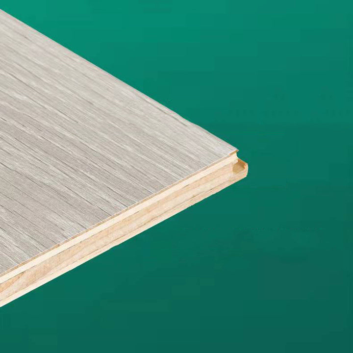 BowLift | 49"x8" width E0 natural solid wood laminate flooring, click-lock, waterproof