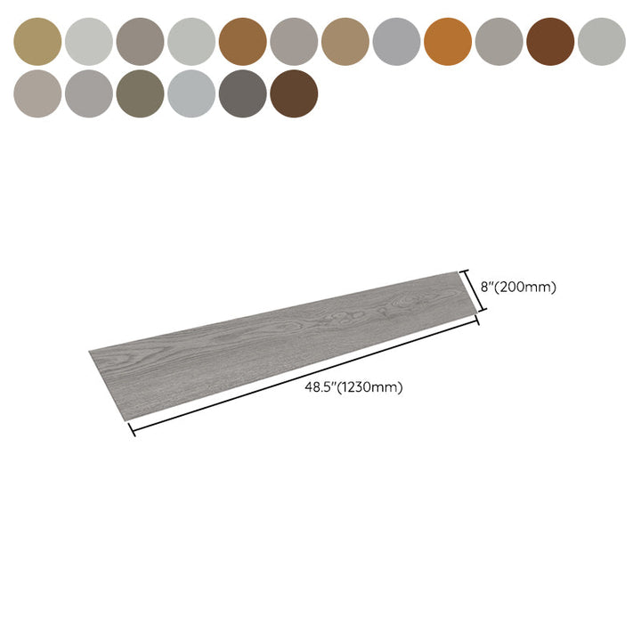 BowLift | 49"x8" width E0 natural solid wood laminate flooring, click-lock, waterproof