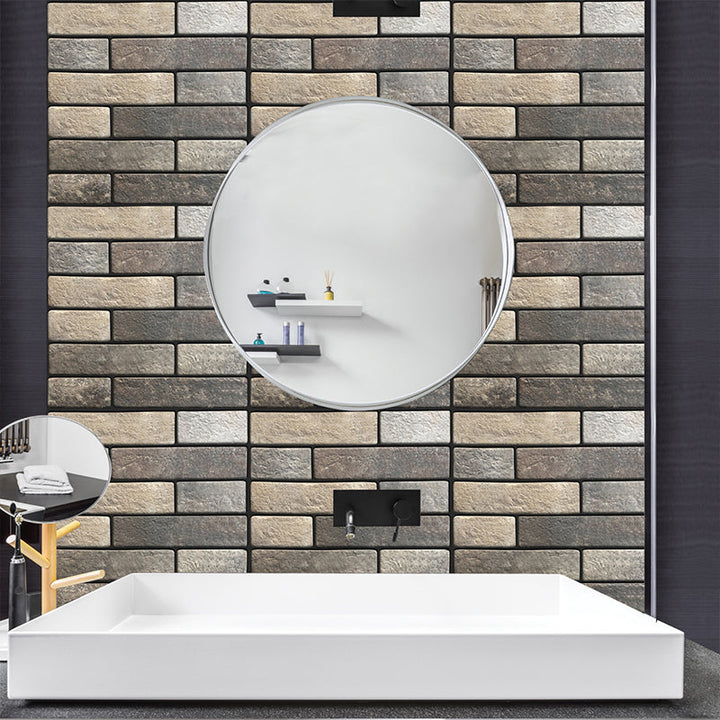 BowLift | Modern Matte Peel and Stick Tile Rectangular PVC Subway Tile for Bathroom