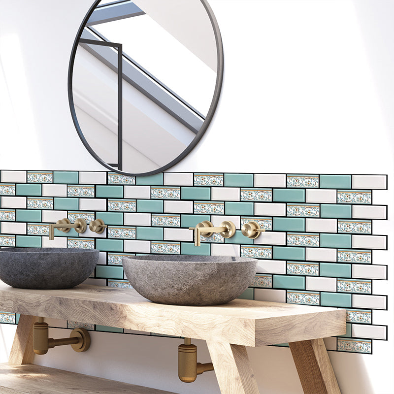 BowLift | Modern Matte Peel and Stick Tile Rectangular PVC Subway Tile for Bathroom