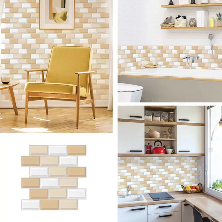 BowLift | Modern Matte Peel and Stick Tile Rectangular PVC Subway Tile for Bathroom