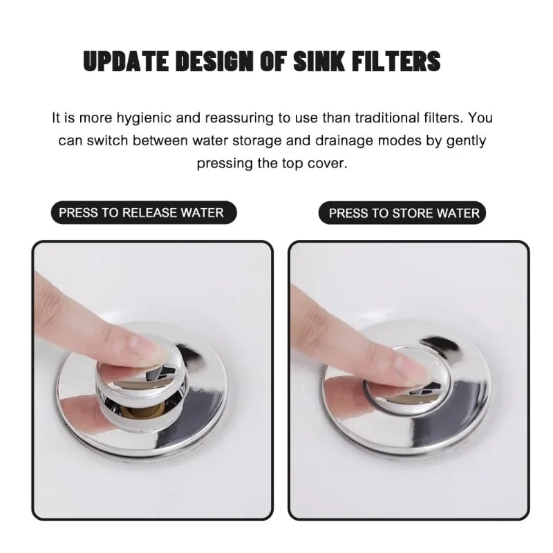 BowLift | Isolate odor and prevent cockroaches-Stainless Steel Floor Drain Filter