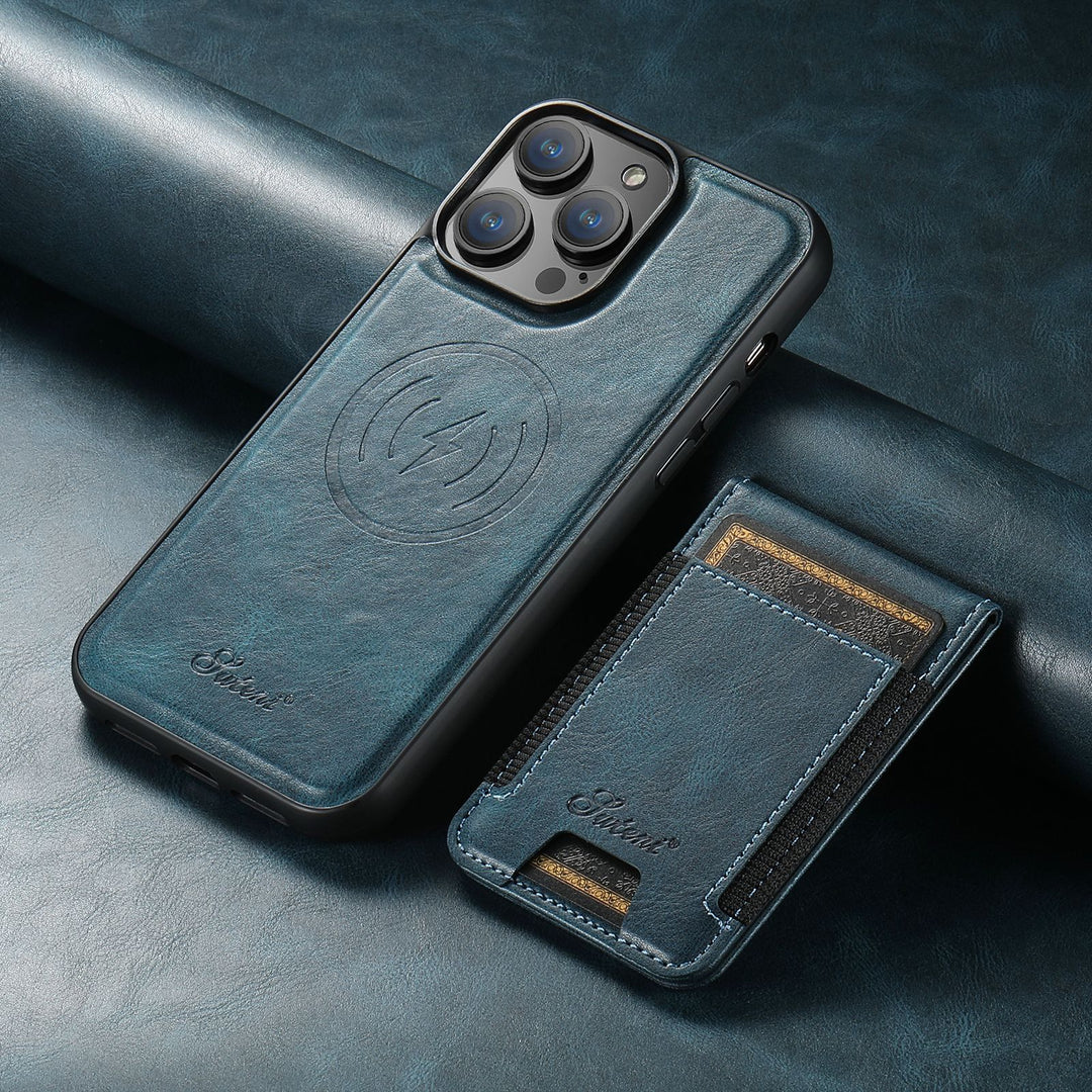 LuxLeather Case - Elegant Leather Phone Case with MagSafe Bowlift