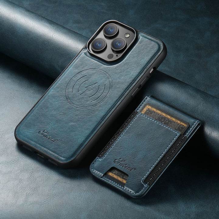 LuxLeather Case - Elegant Leather Phone Case with MagSafe Bowlift