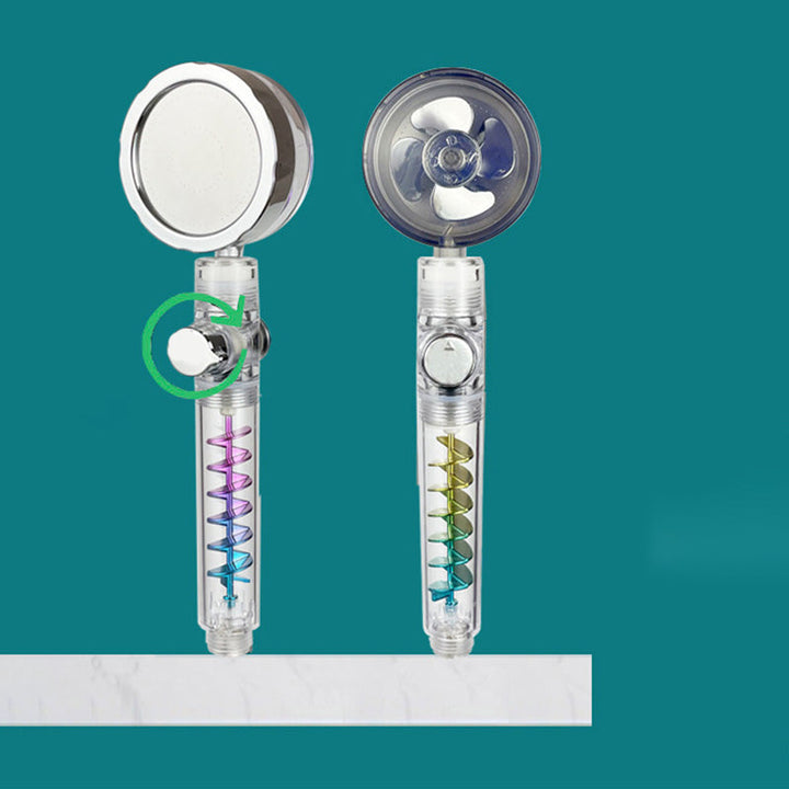 BowLift | Modern showerhead bathroom hand shower made of plastic with adjustable water flow