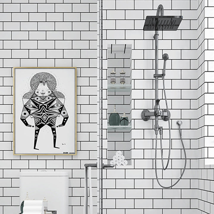 BowLift | Square Mosaic Tile Peel and Stick Tile for Kitchen and Bathroom