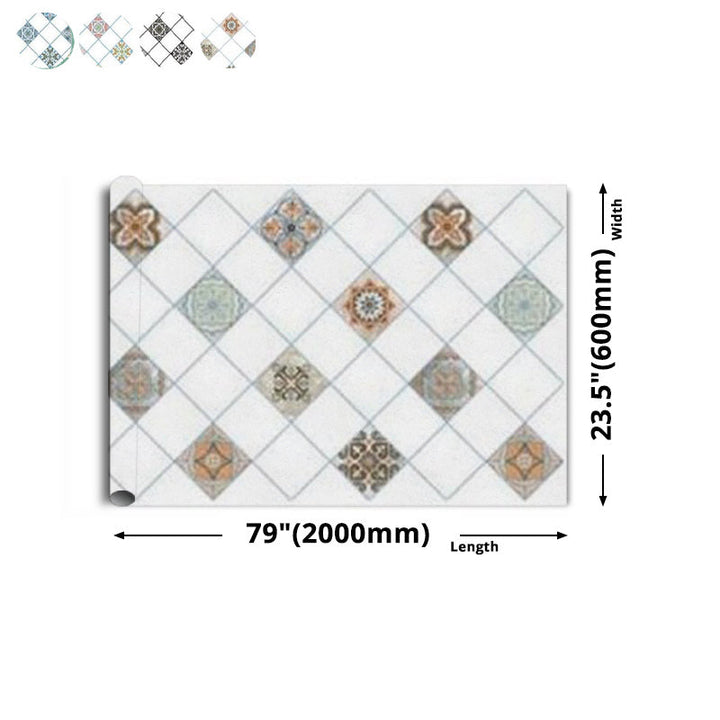 BowLift | Rectangular Peel & Stick Tile PVC Single Tile for Kitchen and Bath
