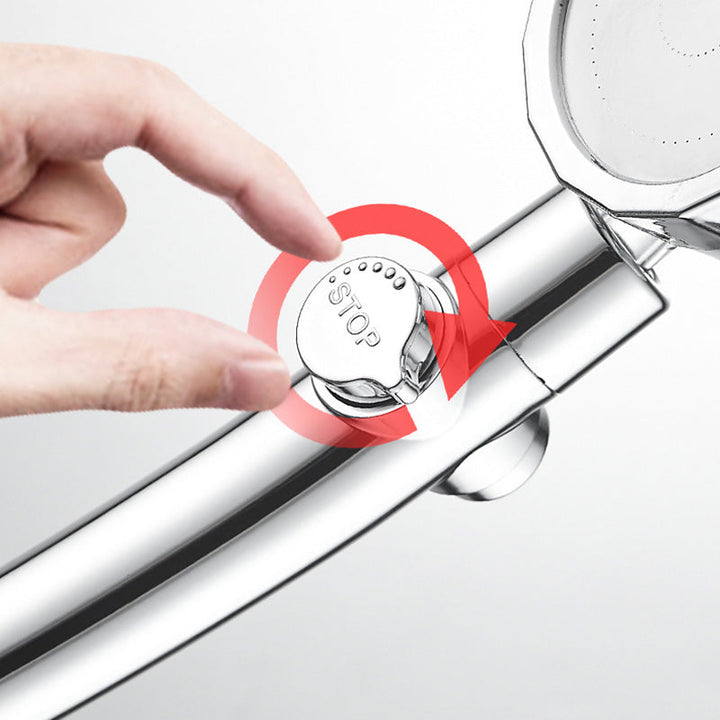 BowLift | Modern Style Handheld Showerhead Plastic with Adjustable Water Flow