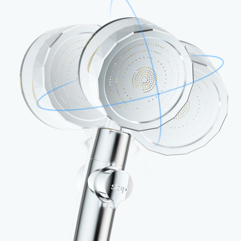 BowLift | Modern Style Handheld Showerhead Plastic with Adjustable Water Flow