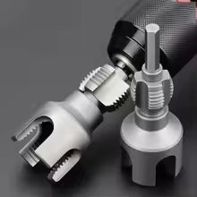 Pipe Thread Reamer & Edge Cutter Drill Attachment Tool | Bowlift