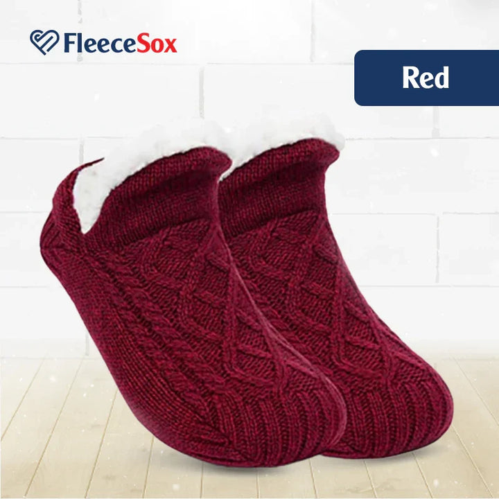 BowLift | Fleece-Lined Non-Slip Thermal Slippers Socks