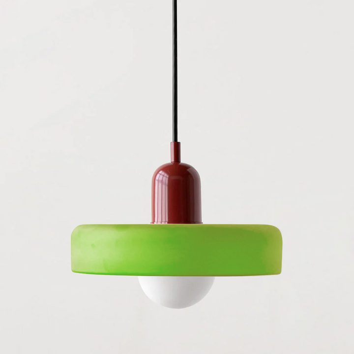 BowLift | Bauhaus Pendant Light made of Colored Glass