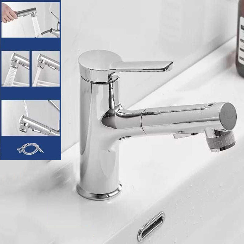 BowLift | Modern Design Bathroom Faucet Single Lever Mixer with Water Hose