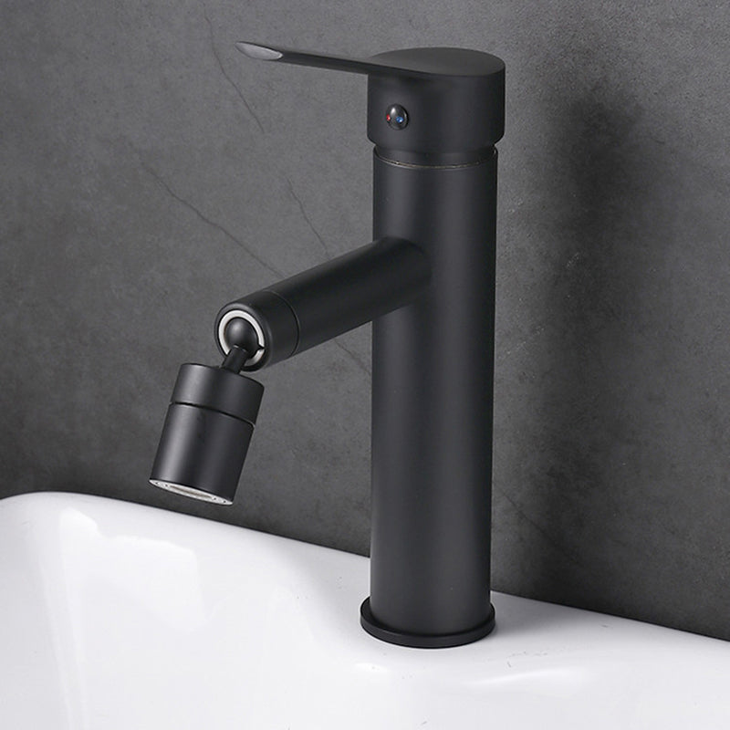 BowLift | Modern Sink Faucet Copper Lever Handle Low Arc Pull Out Sink Faucet