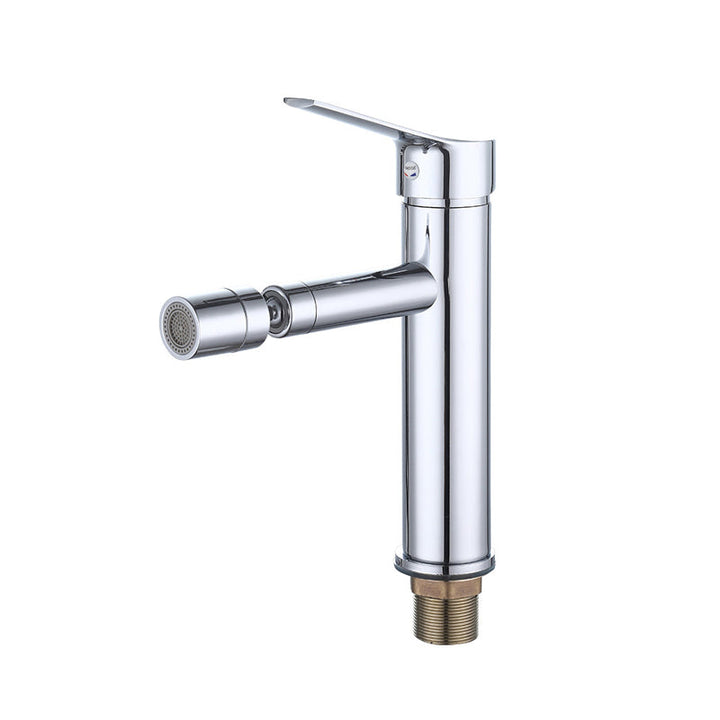 BowLift | Modern Sink Faucet Copper Lever Handle Low Arc Pull Out Sink Faucet