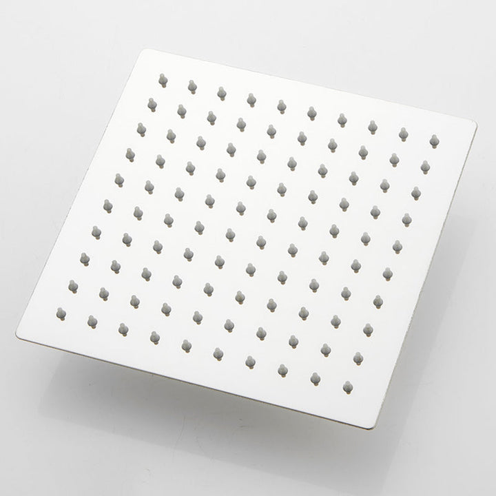 BowLift | Silver Square Double Shower Head Modern Water Filtration Wall-Mounted Shower Head