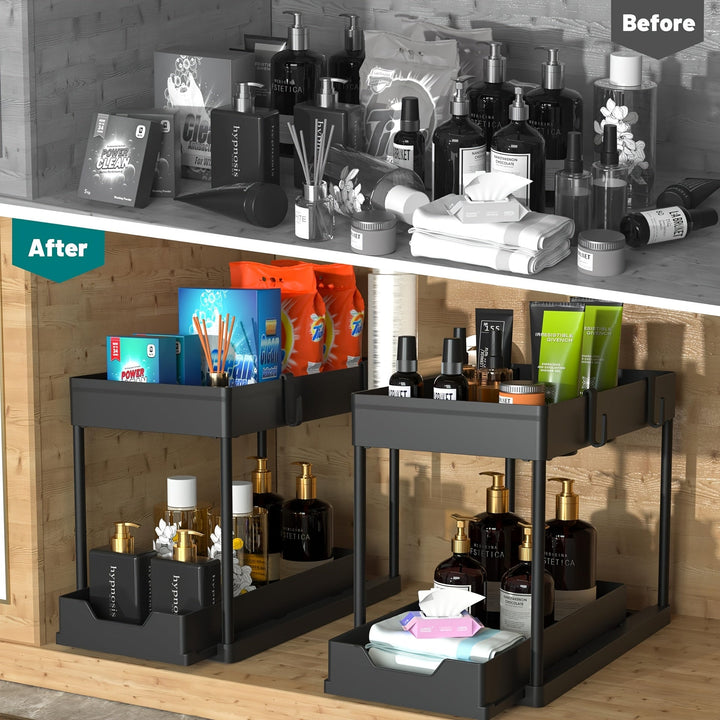 Extendable Sink Cabinet Organizer | Bowlift