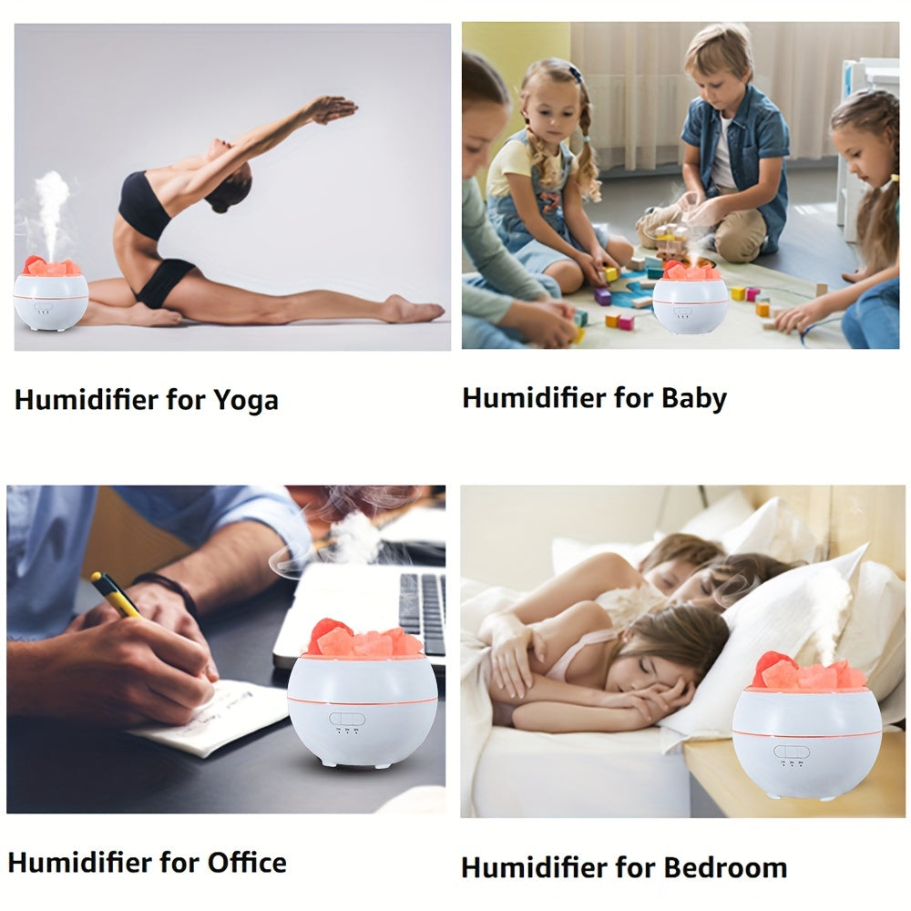 BowLift | Salt Lamp Diffuser - 3-in-1 Essential Oil Diffuser, Himalayan Salt Lamp & Air Humidifier