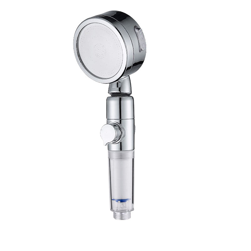 BowLift | Modern Handheld Shower Head Silver Round Standard Shower Heads