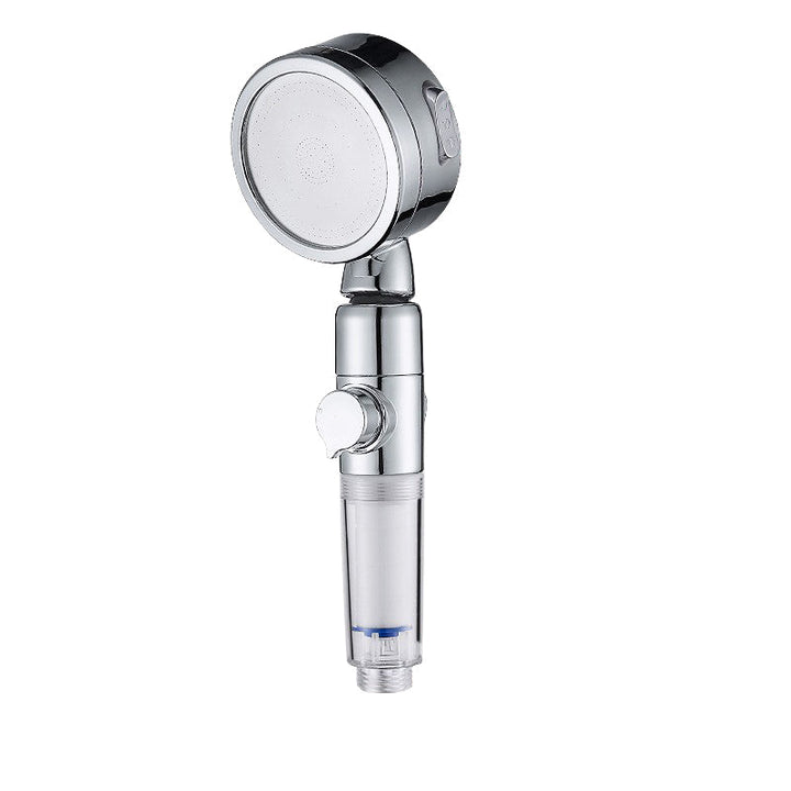 BowLift | Modern Handheld Shower Head Silver Round Standard Shower Heads