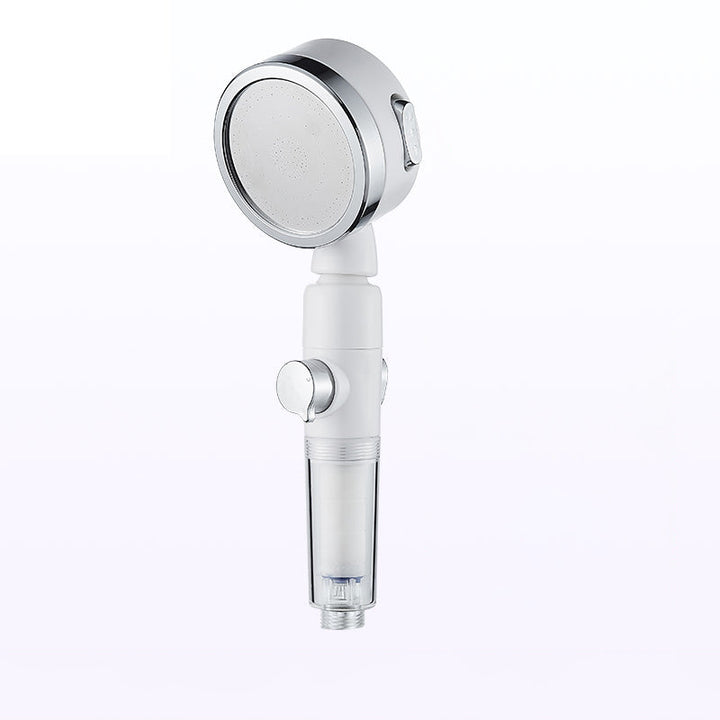 BowLift | Modern Handheld Shower Head Silver Round Standard Shower Heads
