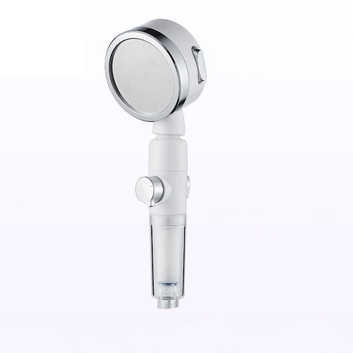 BowLift | Modern Handheld Shower Head Silver Round Standard Shower Heads