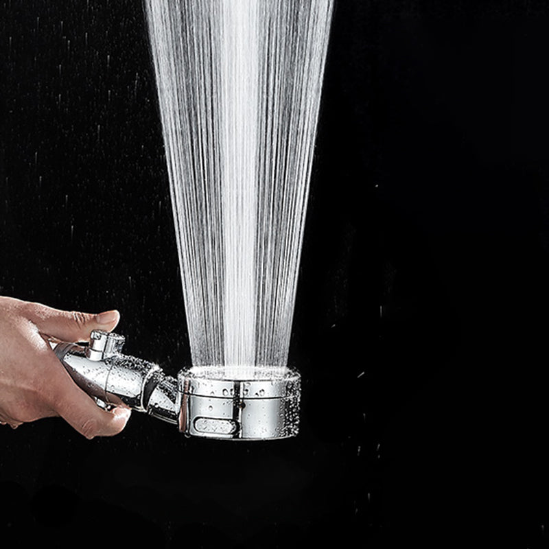 BowLift | Modern Handheld Shower Head Silver Round Standard Shower Heads