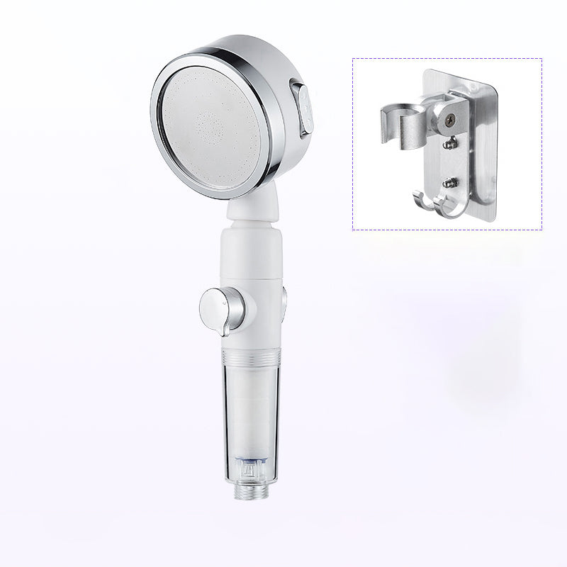 BowLift | Modern Handheld Shower Head Silver Round Standard Shower Heads